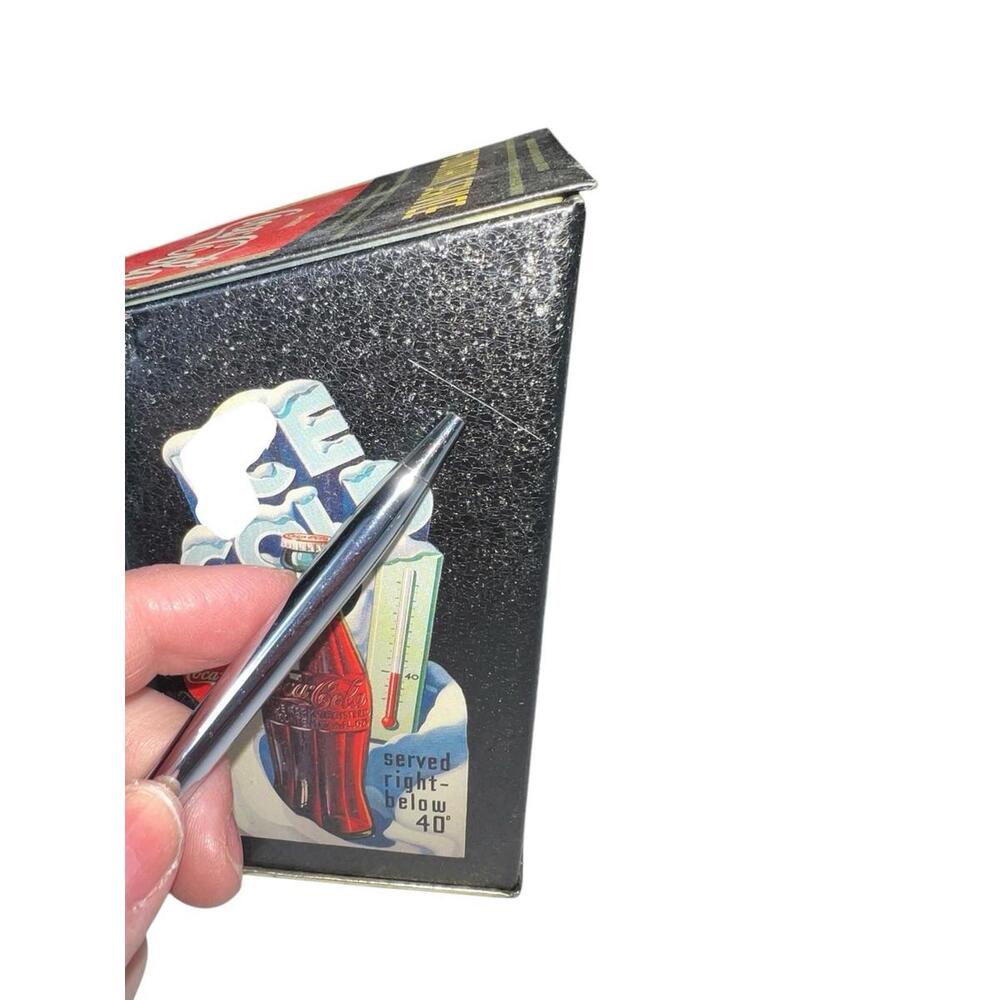 Vintage '90s Coca-Cola Collector Tin "Fountain Service" 5.5" x 4.25"‎ Multicolor - Picture 6 of 11